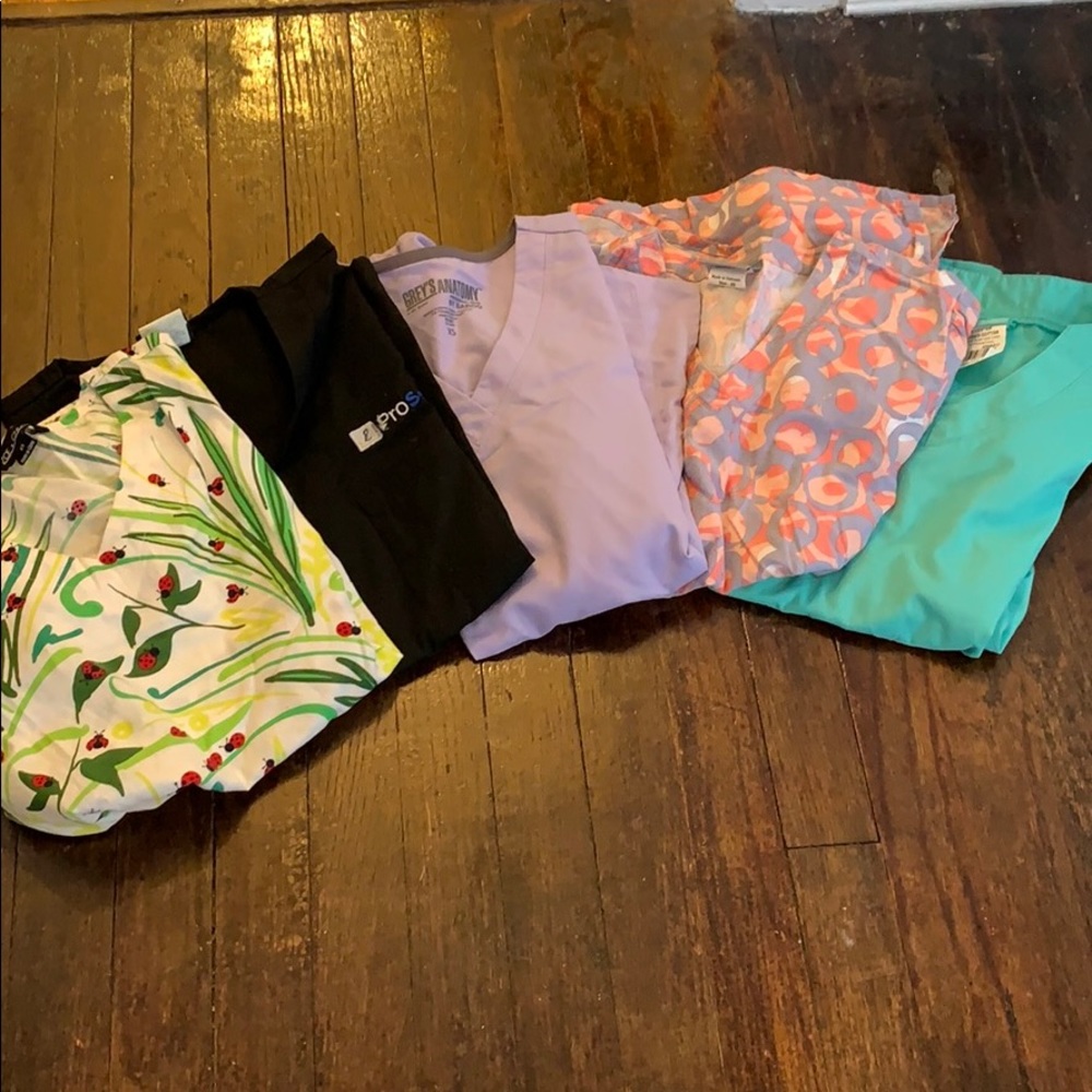 Scrub tops